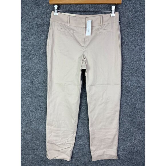 NEW Ann Taylor Kate Fit Womens Cropped Leg Pants‎ Size 2  Cotton Blend - Picture 1 of 13